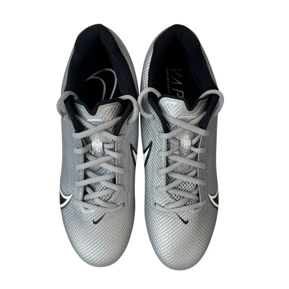 NEW Nike Vapor Edge Speed 360 Silver Football Cleats CD0082-009 Mens Sz 8 main image 8